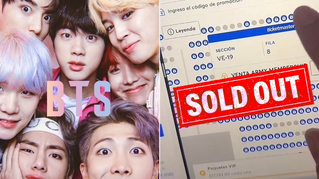 BTS en México hace sold out en 37 minutos