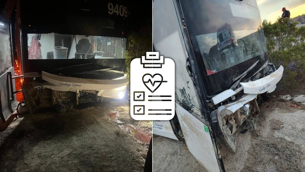 Tras accidente de autobús de Santiago Express, cinco pasajeros serán revisados en Durango