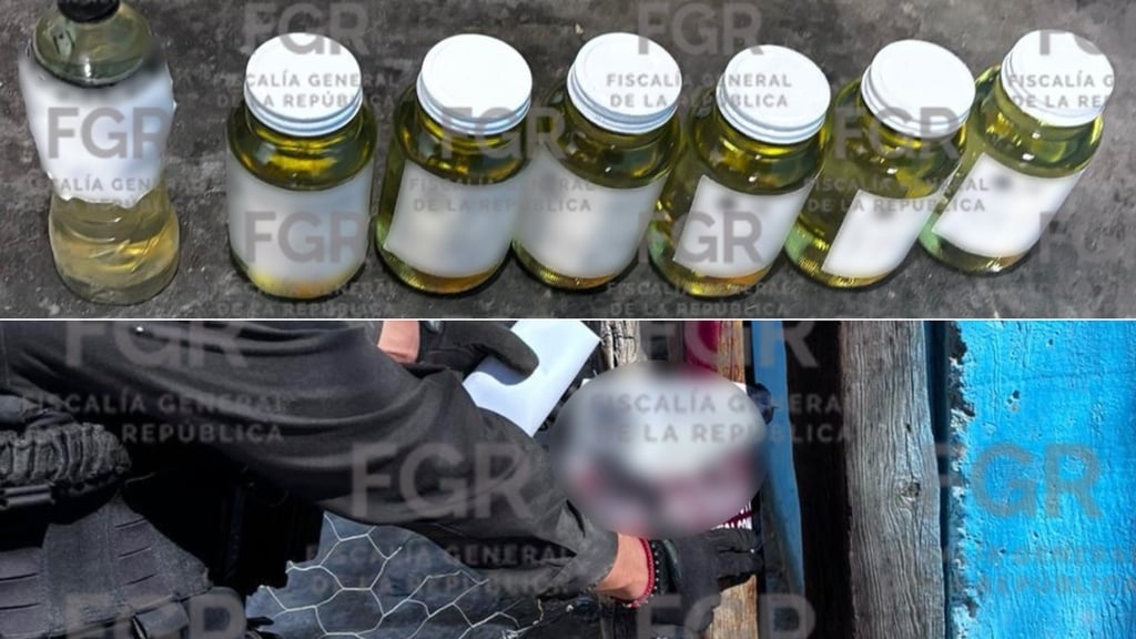 Aseguran casi 100 litros de hidrocarburo en inmueble durante cateo en Lerdo