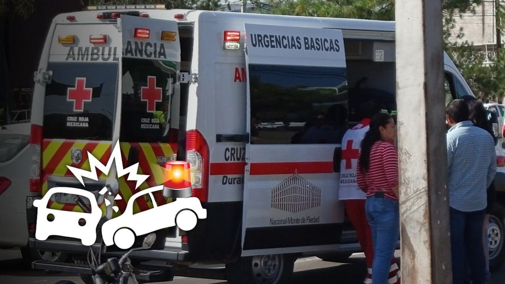 Conductor en estado de ebridad provoca choque en crucero de Hidalgo y Gómez Palacio