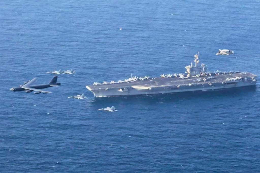 Portaaviones de EU llegan a Medio Oriente; 'flota no afectará determinación de Irán para defenderse'