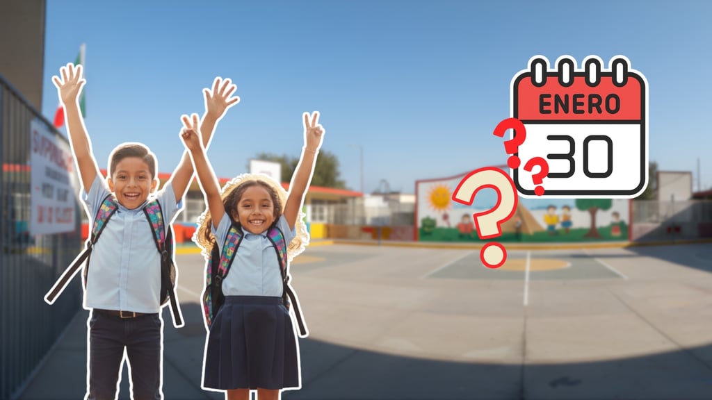 ¿Hay clases el 30 de enero? SEP confirma puente oficial: ¿quiénes descansan este viernes?