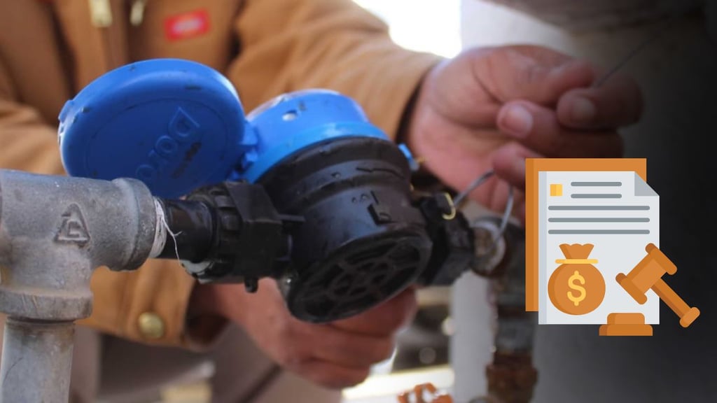 ¿De cuánto es la multa por oponerse a instalar medidor de agua en viviendas de Durango?