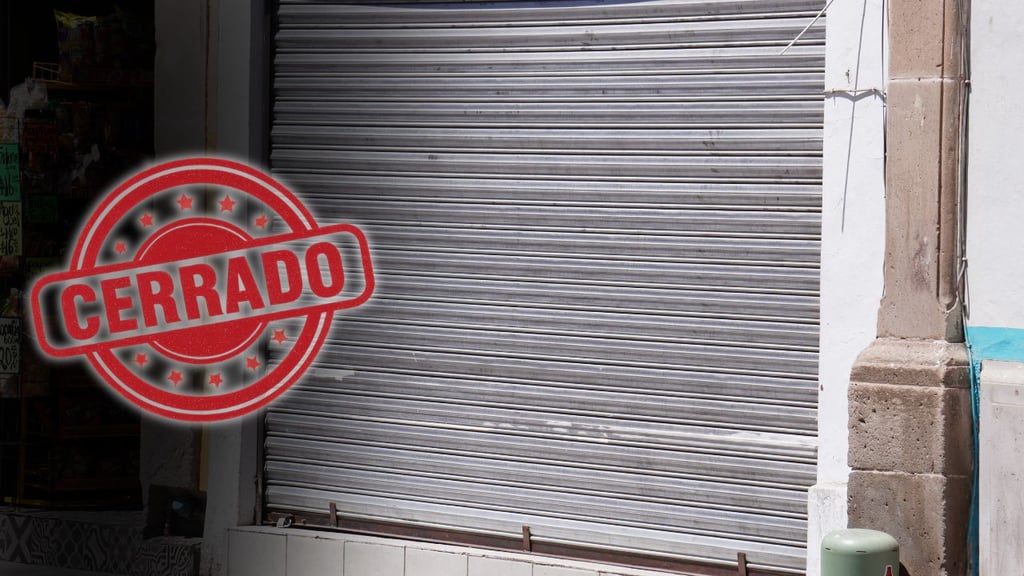 Veinte negocios del Centro de Durango 'bajaron sus cortinas' en 2026