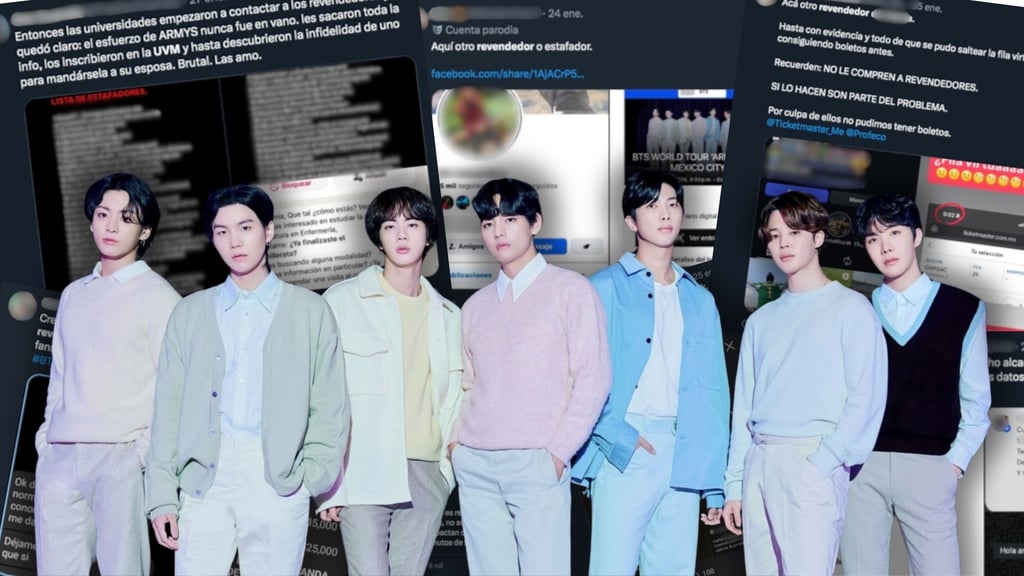 ARMY filtra datos de presuntos revendedores tras irregularidades en venta de boletos de BTS