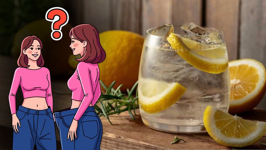 ¿El agua con limón sí ayuda a perder peso?