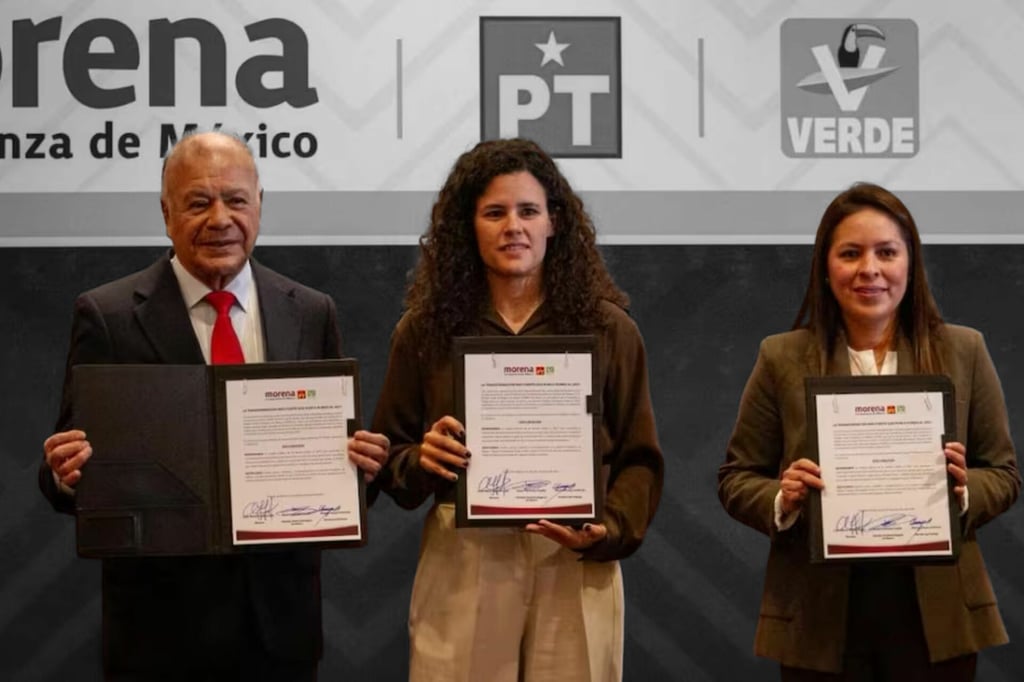 Elecciones 2027: Morena, PT y Verde firman alianza rumbo a los comicios