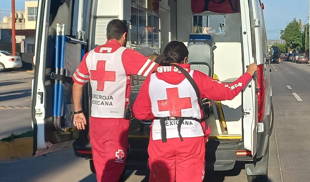 Hecho. Un motociclista resultó lesionado tras un choque en el bulevar Domingo Arrieta.