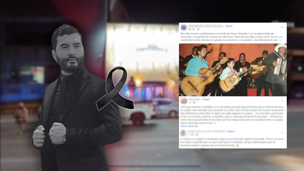 Despiden en redes sociales al cantante Óscar Alvarado; ‘Durango perdió a un gran artista’