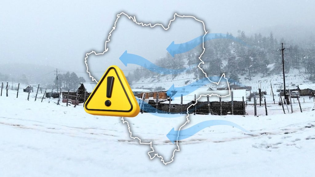Nuevo fenómeno invernal podría traer lluvias y nevadas a Durango; ¿en qué zonas?