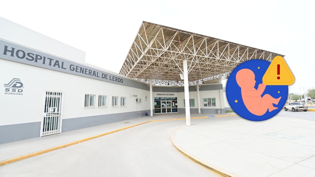 Mujer sufre aborto espontáneo a las 37 semanas de gestación en Lerdo; autoridades investigan