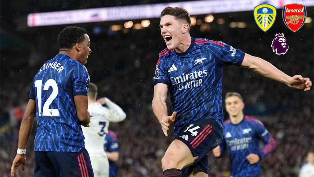 Premier League: Arsenal golea a Leeds United en Elland Road y amplía su ventaja en la cima