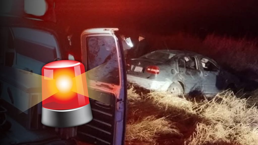 Hombre muere tras sufrir volcadura en carretera de Nuevo Ideal