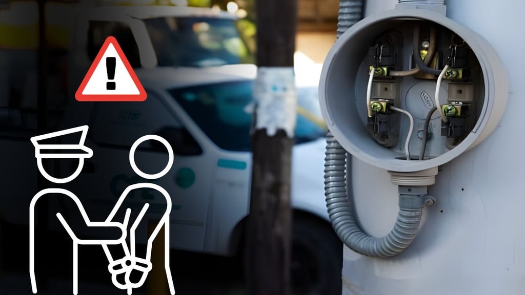 Vinculan a proceso a duranguense por robarse la luz con un 'diablito'