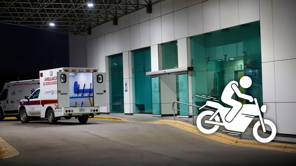 Joven motociclista,  grave tras accidente en Pueblo Nuevo; fue trasladado al HG450