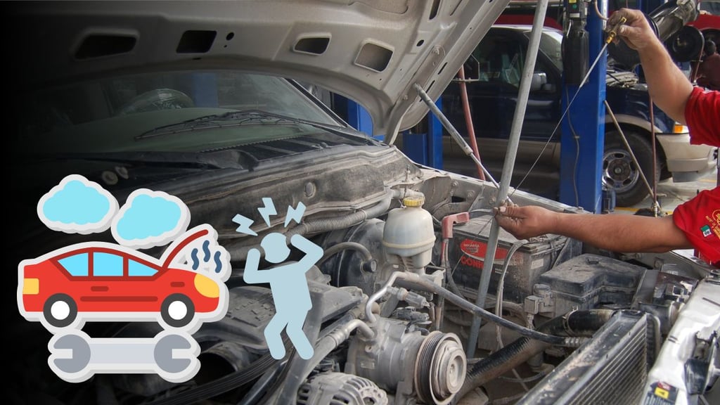 Por desabasto de refacciones, algunos duranguenses hacen arreglos provisionales en coches