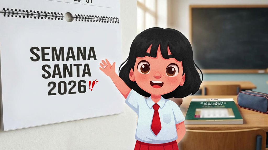 SEP: ¿Cuántos días de vacaciones tendrán los estudiantes en Semana Santa 2026?