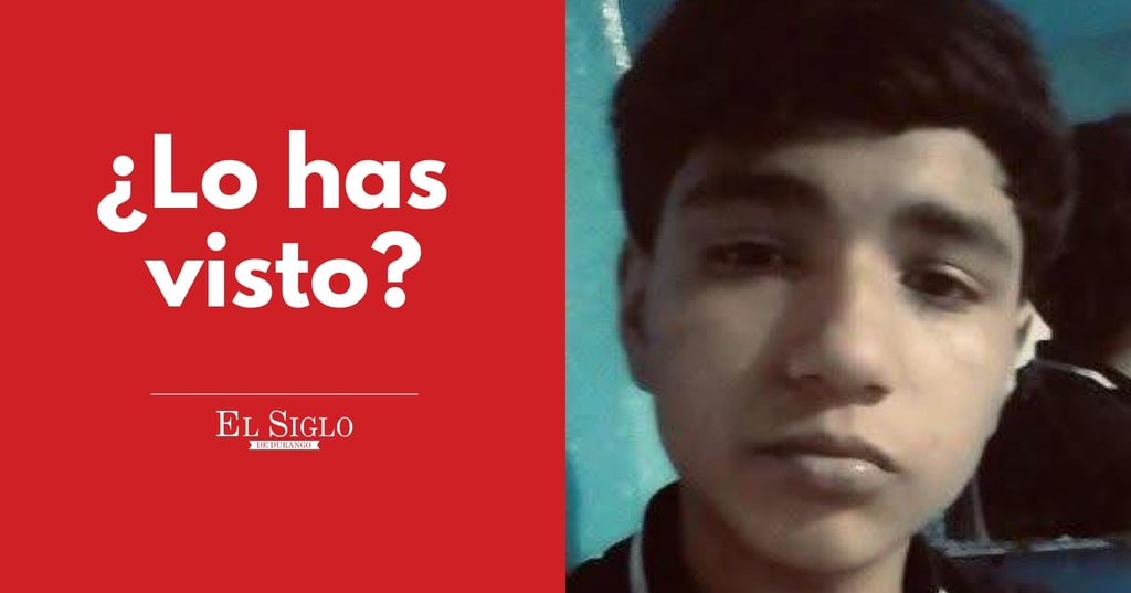Buscan a menor de 14 años que desapareció el miércoles 4 de febrero en la ciudad de Durango