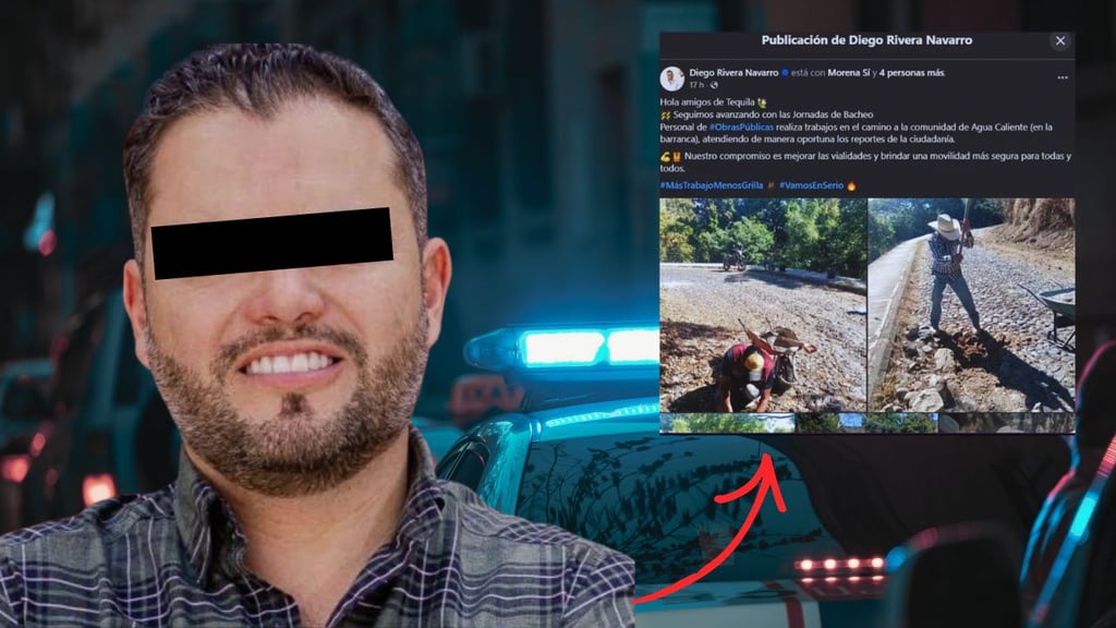 Esta fue la última publicación del alcalde de Tequila, Diego Rivera antes de ser detenido