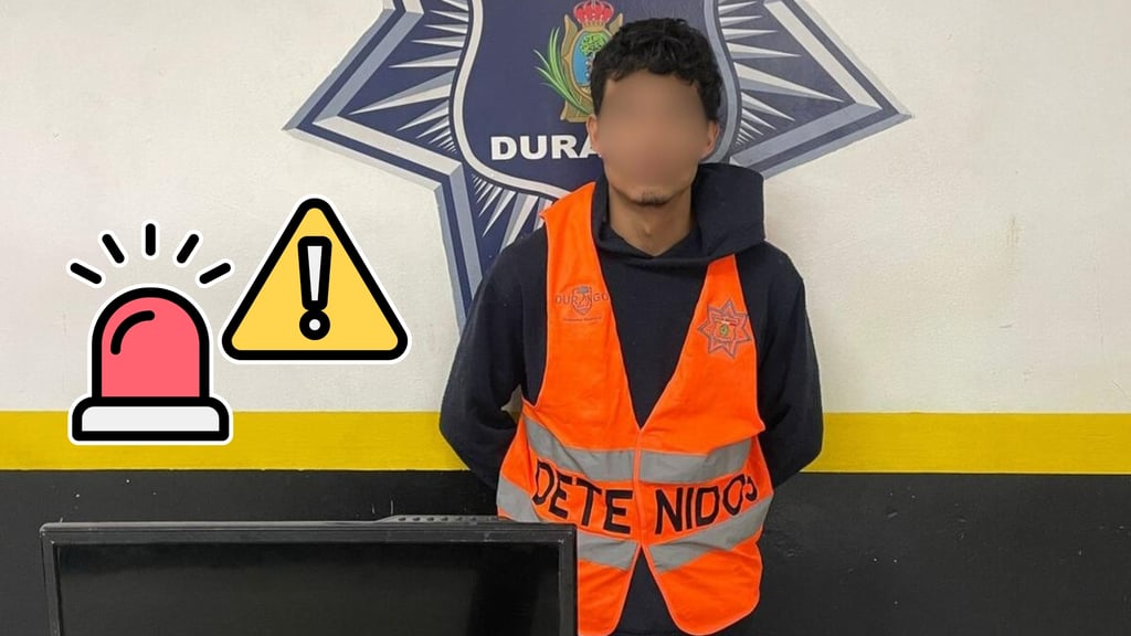 Detienen a joven por robar una pantalla y una laptop de un domicilio en Tierra Blanca