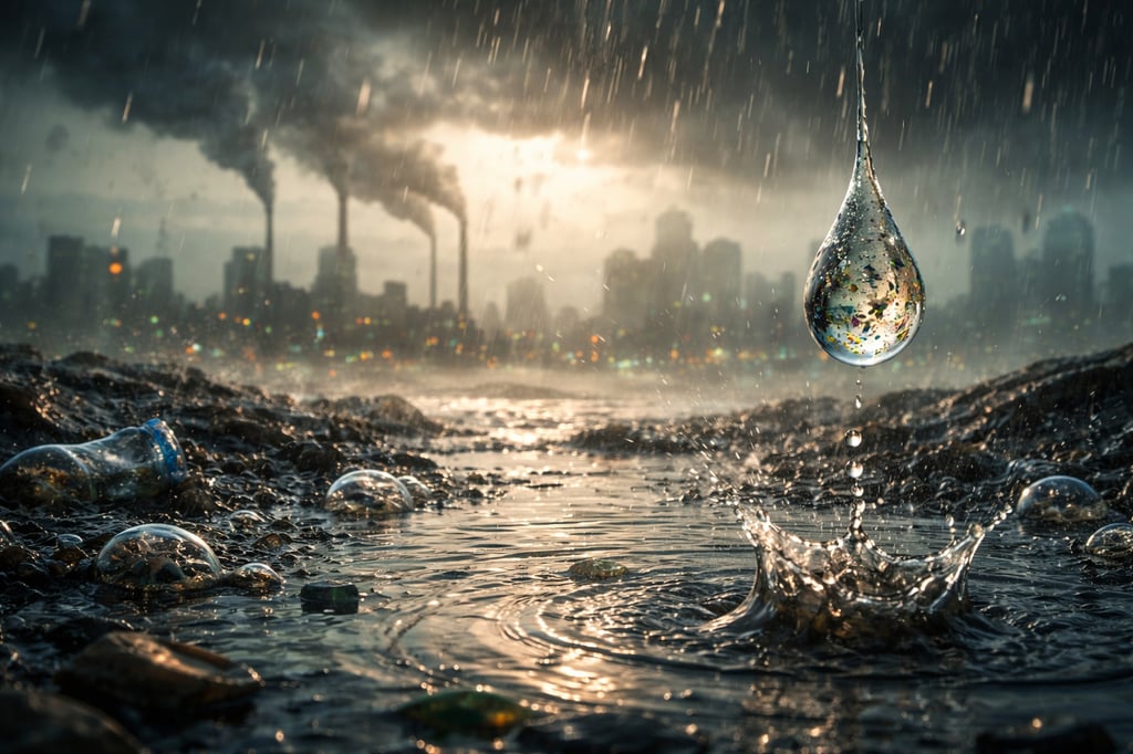¿La lluvia ya no es limpia? Científicos advierten contaminación global del agua de lluvia
