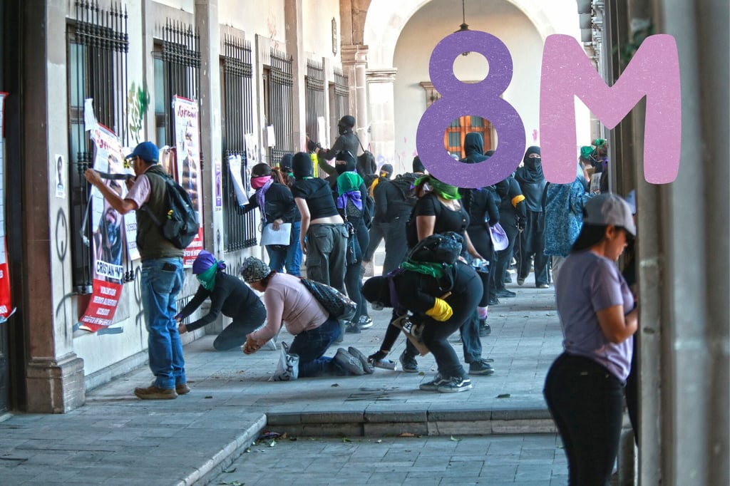 Colectivas feministas acuerdan no ir encapuchadas a la marcha del 8M en Durango