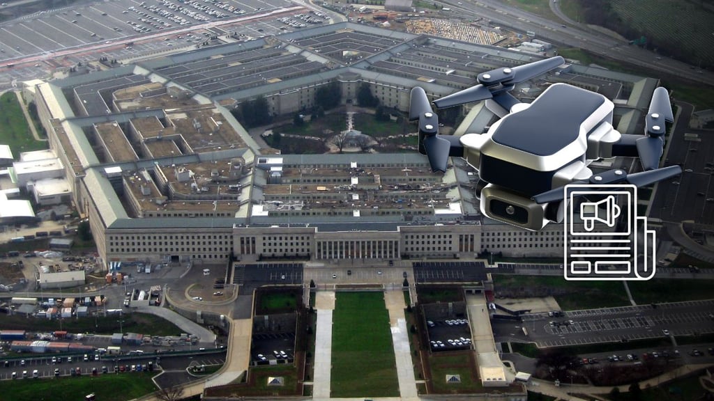 Cierre de espacio aéreo fue por pruebas antidrones del Pentágono, según medios de EU