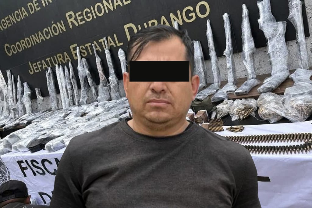 Detienen en Durango a presunto teniente de la Guardia Nacional con 49 armas; investigan el caso