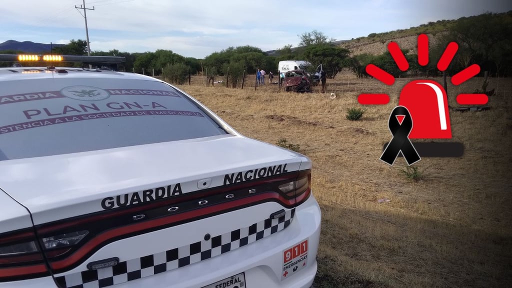 Volcadura en camino de terracería deja un hombre muerto y otro lesionado en Rodeo, Durango