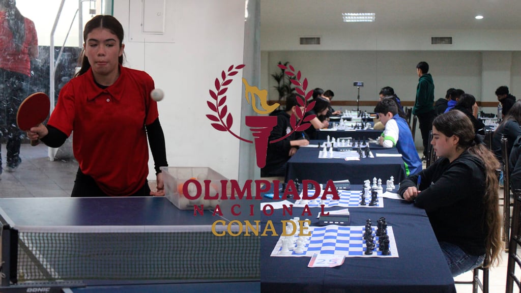 Arrancan en Durango los selectivos de tenis de mesa y ajedrez rumbo a la Olimpiada Nacional 2026