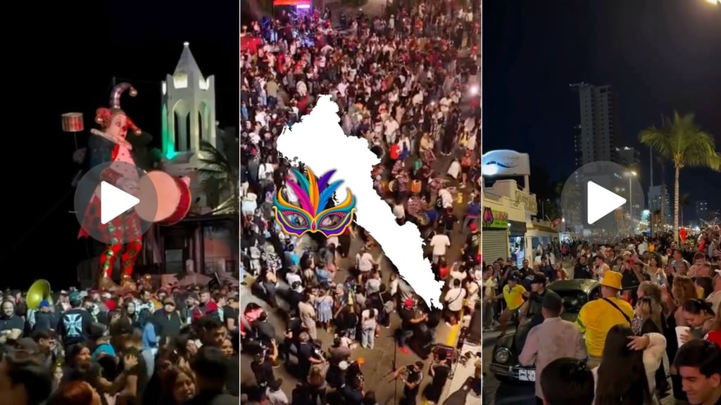 Pese a ola de violencia en Sinaloa, Carnaval de Mazatlán reúne a miles de asistentes | VIDEOS