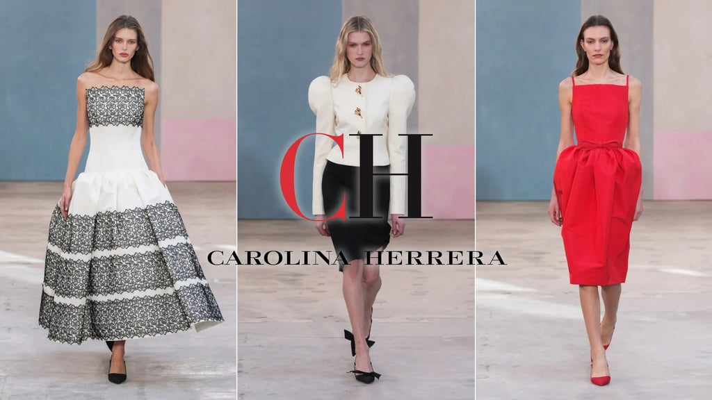 Tendencias con volumen y elegancia, según Carolina Herrera