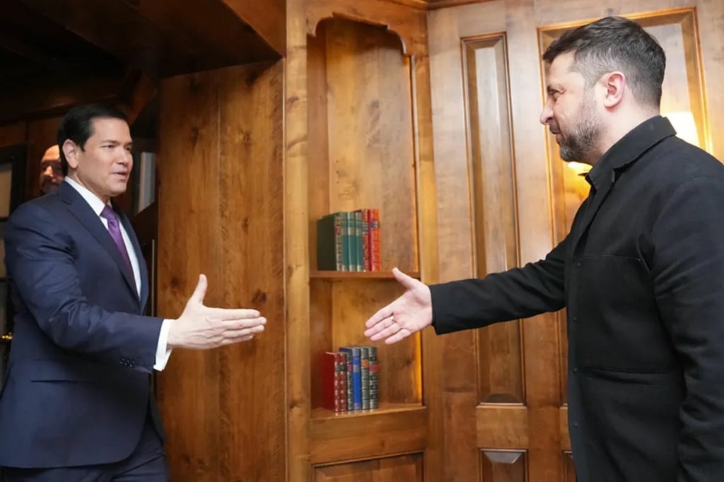 Zelensky y Rubio conversan sobre negociaciones para la paz y los ataques rusos a la energía