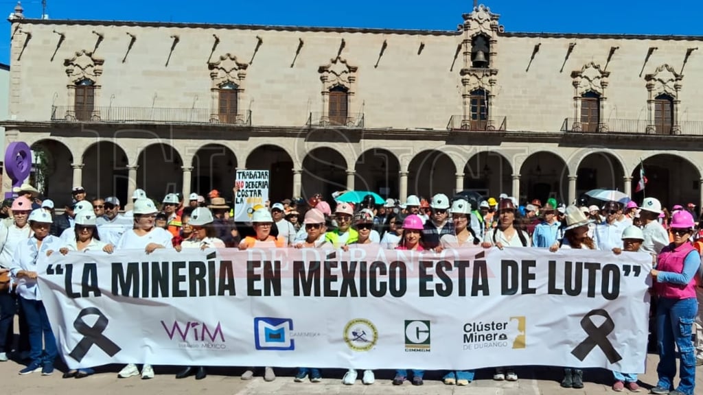 Marcha sector minero contra la inseguridad