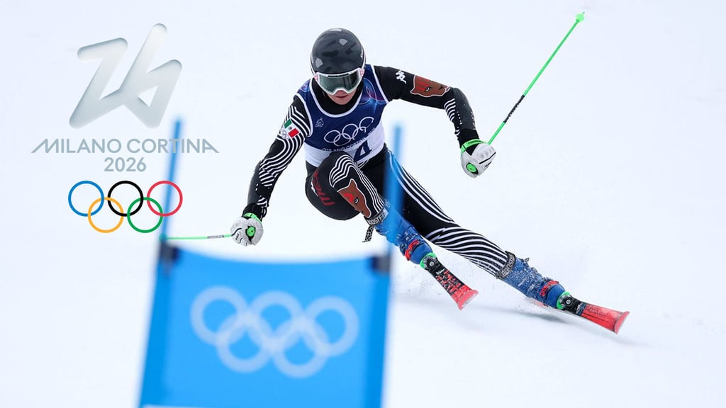 Milano-Cortina: Lasse Gaxiola concluye la aventura mexicana en un eslalon de clima implacable