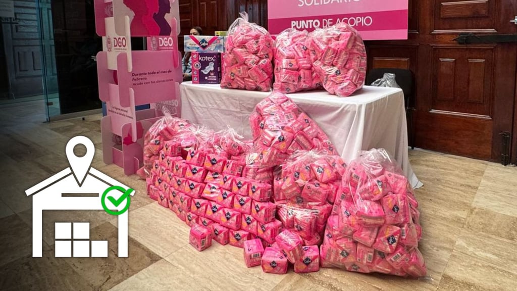 Ya opera, centro de acopio de artículos para salud menstrual que será donado a mujeres en prisión