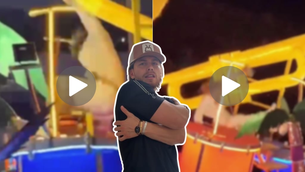 Momento exacto de la caída de Aldo de Nigris en el Carnaval de Mazatlán | VIDEO