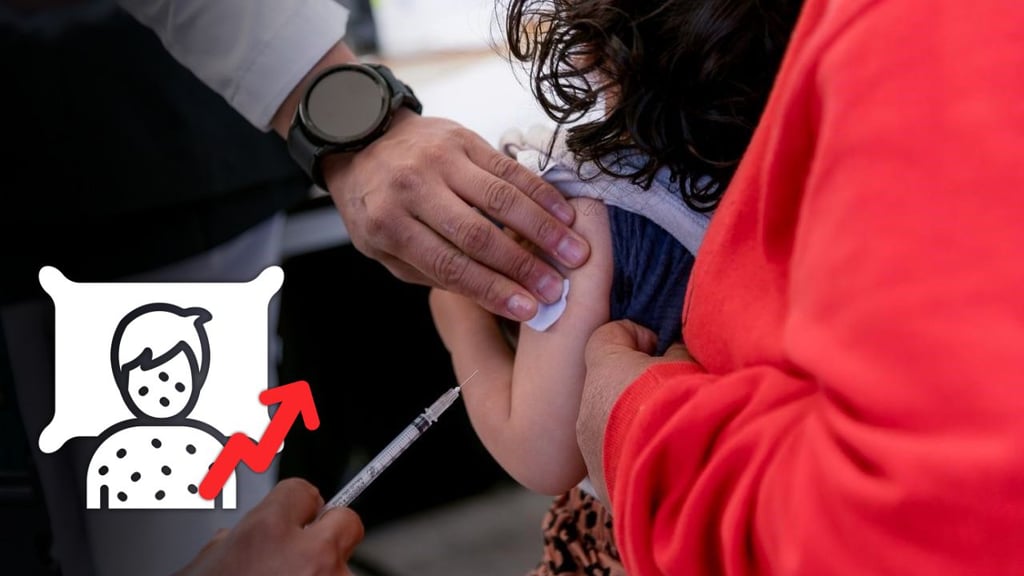 Suben a 54 los casos positivos de sarampión en Durango; vacunación se enfocará en infantes