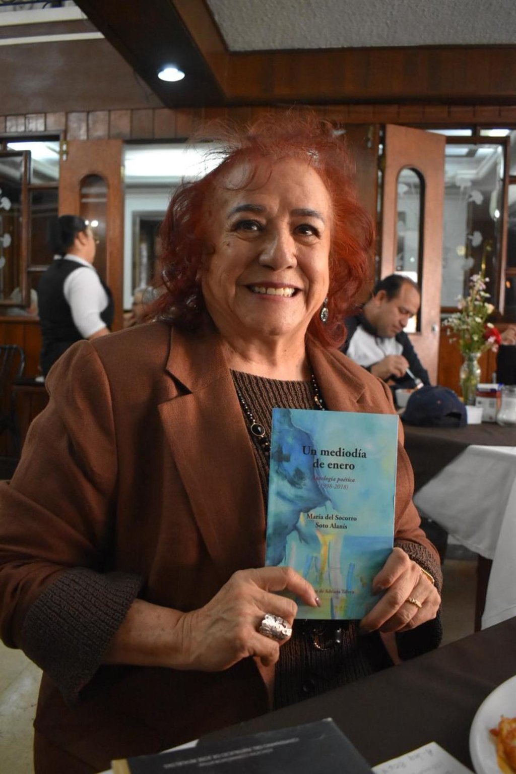 Orgullo. La poeta es una de las representantes duranguenses de nuestra literatura.