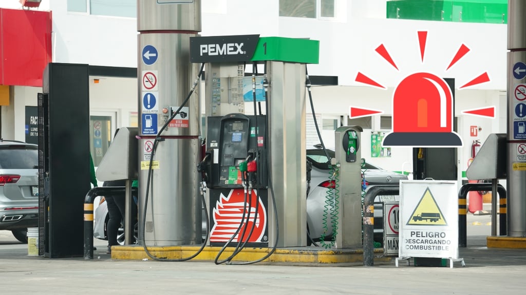 Automovilista huye sin pagar combustible en gasolinera de Heroico Colegio Militar