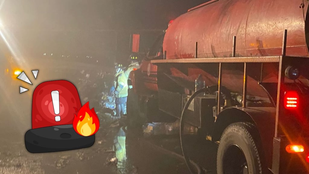 Incendio de basura moviliza a bomberos en planta de transferencia de Durango