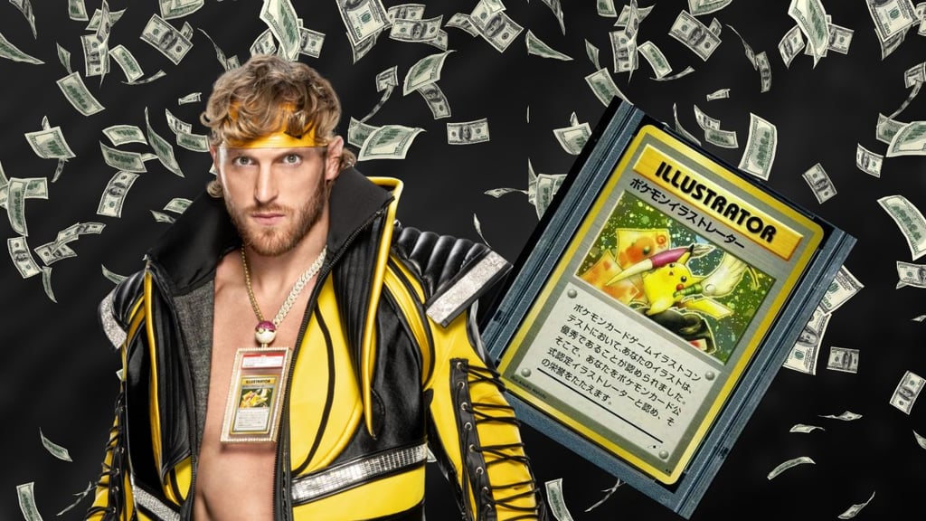 Logan Paul rompe el récord de la tarjeta de Pokemón más cara, ¿en cuánto la vendió?