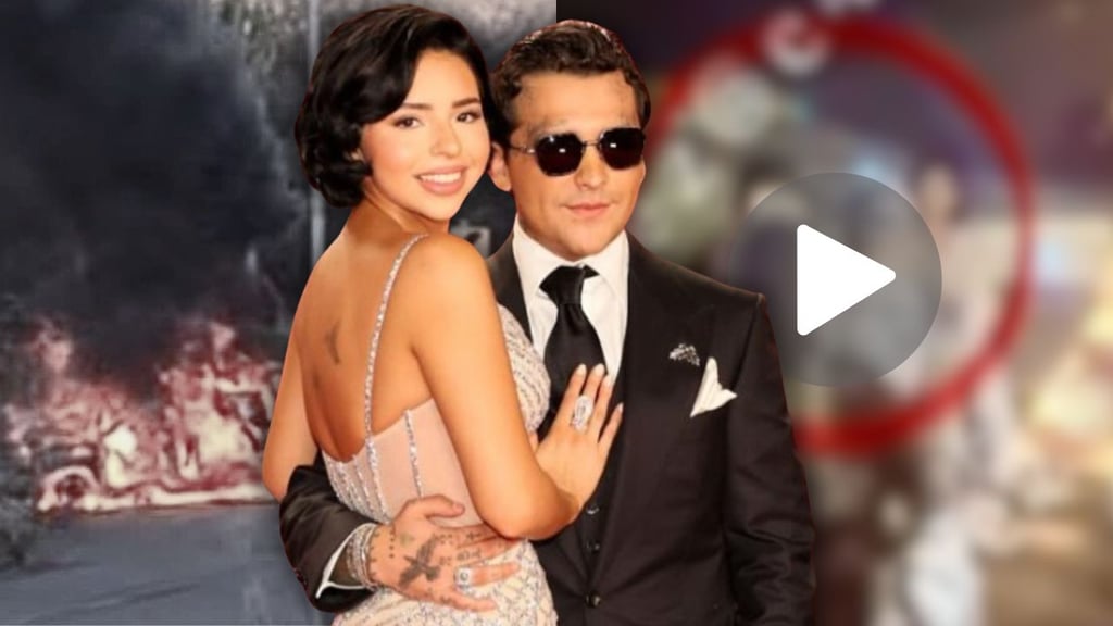 Revelan VIDEO de Ángela Aguilar y Nodal siendo rescatados tras enfrentamiento en Zacatecas