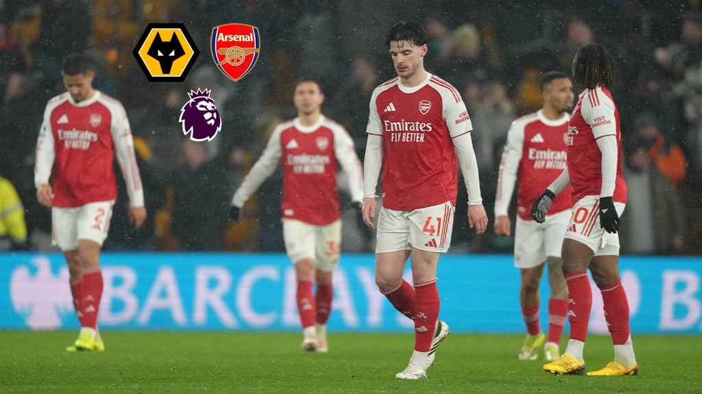 Premier League: Arsenal se desmorona en el último suspiro y empata ante Wolverhampton Wanderers