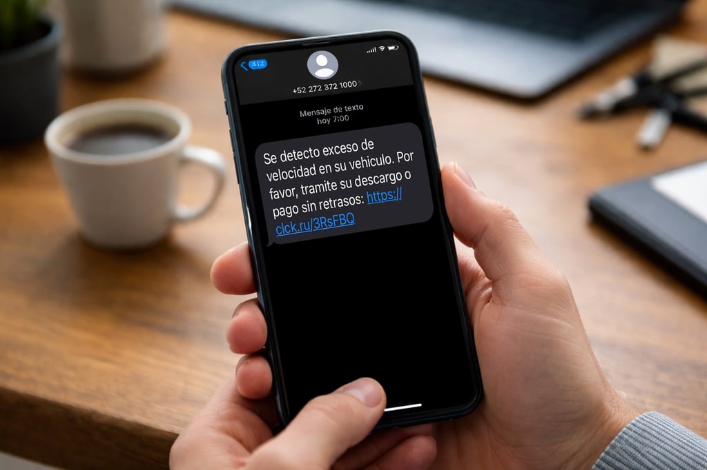 Alertan por SMS falso de 'multa por exceso de velocidad' en Durango; piden no abrir enlaces