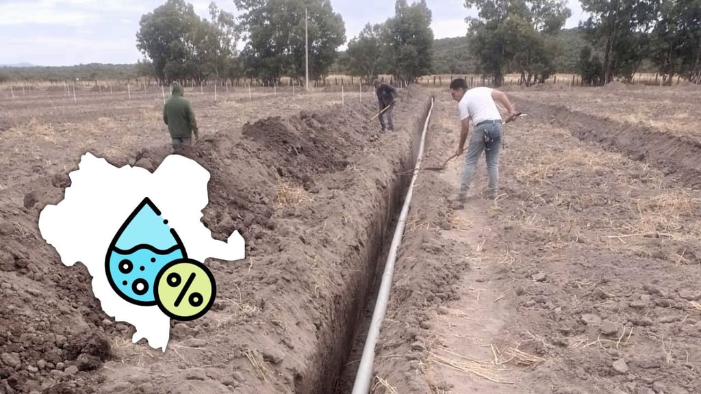 Buscan evitar desperdicio de agua y tecnifica 171 hectáreas de riego en 4 municipios de Durango