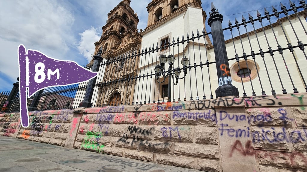 Prevén presencia de fieles para resguardar la Catedral durante la marcha del 8M en Durango