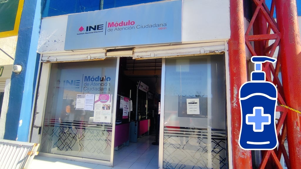 Ante sarampión, INE refuerza medidas preventivas en sus módulos en Durango