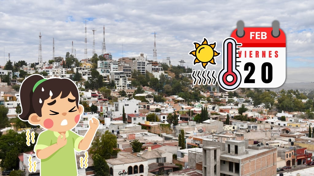 Viernes con tarde calurosa y fuertes vientos en la ciudad de Durango: clima HOY 20 de febrero
