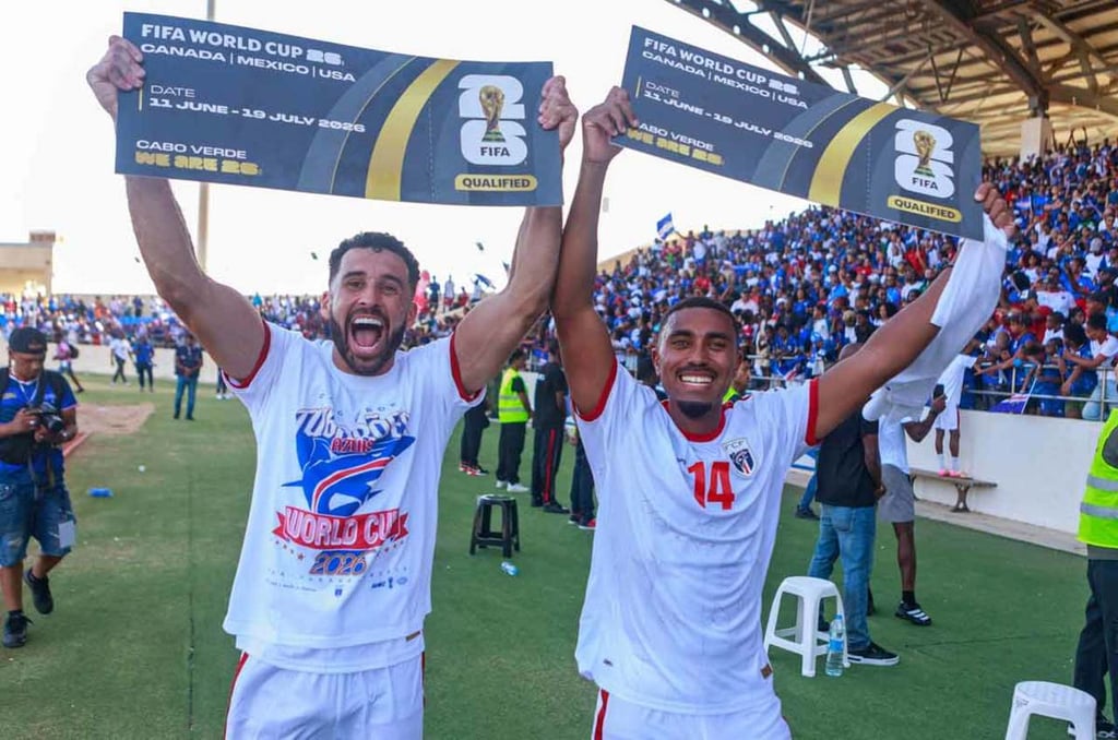 Héroes. Cabo Verde selló su clasificación mundialista el 13 de octubre de 2025 con una goleada 3-0 sobre Suazilandia.